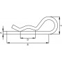 Goupille beta UNIVERSEL CL25EKR