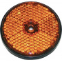 Catadioptre rond orange diamètre 60mm UNIVERSEL 484066