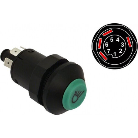 Interrupteur poussoir VAPORMATIC VLC2524