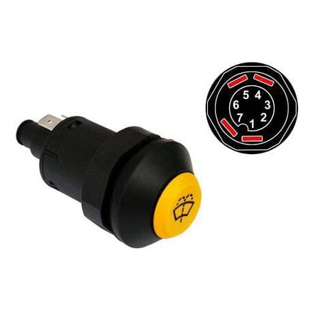 Interrupteur poussoir VAPORMATIC VPM6166