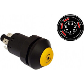Interrupteur poussoir VAPORMATIC VPM6168