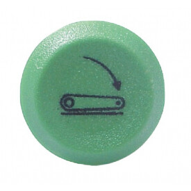 Interruttore a pulsante Sollevatore abbassato rotondo verde PNEUTRON 11145330PN