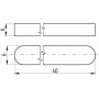 Clavette plate UNIVERSEL 68856640