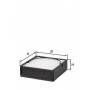Filtre à carburant MANN-FILTER PU84