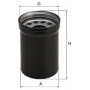 Filtre à huile MANN-FILTER W1022