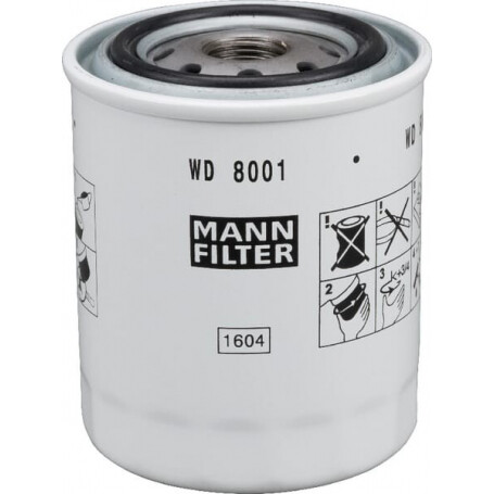 Filtre hydraulique MANN-FILTER WD8001