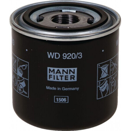 Filtre hydraulique MANN-FILTER WD9203