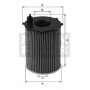 Filtre a huile MANN-FILTER HU8001X