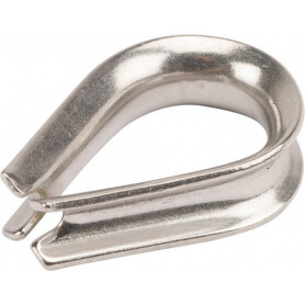 Cosse-coeur 4mm UNIVERSEL WT04RVS