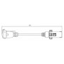 Cordon de raccordement ERICH-JAEGER 701016JAE