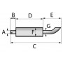 Tube d'échappement VAPORMATIC VPE8285