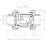 Soupape de retenue VDL RV040PVC