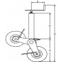 Roue Jockey UNIVERSEL 483807