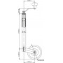 Roue jockey diamètre 48mm - 200x50 UNIVERSEL STR1620