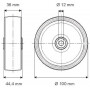 Roue 100mm TENTE UOR100361244