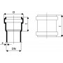 Manchon PVC 125mm UNIVERSEL 16153125000
