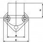 Bride de raccordement OMT 3G12
