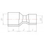 Manchon réducteur 160x110mm VDL 7160110