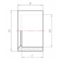 Manchon réducteur 200x160mm VDL 72001601