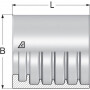 Bague de sertissage 22x24,7mm ALFAGOMMA SFAD106