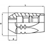 Douille UNIVERSEL SHS13