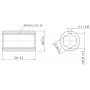 Tube UNIVERSEL 6740121KR