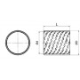 Bague de palier lisse SKF 7500PRM404450