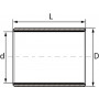 Bague de palier GLT/FLHG ZB323630DIN