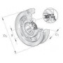 Rouleau tendeur INA/FFAG RSRB16159LO