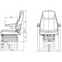 Siège à suspension pneumatique GOPART TS52000GP