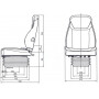 Siège à suspension pneumatique GOPART TS53000GP
