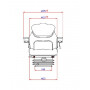 Siège à suspension pneumatique VAPORMATIC VLD1647