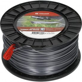 Hilo de corte 2.5mm x 185m cuadrado gris'Titanium Power de UNIVERSAL NL25185TSKR