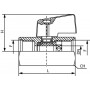 Mini robinet UNIVERSEL MBV38I