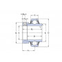 Palier tendeur SKF 7500YET206103