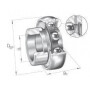 Palier tendeur INA/FFAG GRA014NPPBAS2V