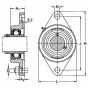 Palier de roulement SKF 7500FYTB508M