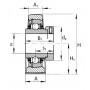 Palier complet SKF SY25FMSKF