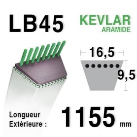 Courroie lb45 - 16,5 mm x 1155 mm