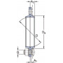 Coussinet de palier SKF 7500PF40