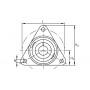 Corps de palier INA/FFAG GGCFTR05