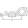Goupille double UNIVERSEL CL2DKR