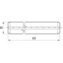 Goupille élastique 10x60 UNIVERSEL 14811060