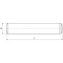 Goupille cylindrique 3x10mm UNIVERSEL 63253H610B