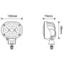 Phare de travail à LED ovale UNIVERSEL LA10433