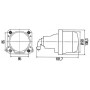 Phare de travail pour toit de cabine HELLA 1AL009998001