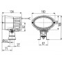 Phare de travail ovale HELLA 1GA996461311