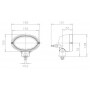 Phare de travail ovale HELLA 1GA996161131