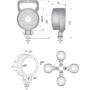 Phare de travail LED rond 29W UNIVERSEL LA10014