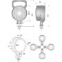 Phare de travail LED rond 25W UNIVERSEL LA10005